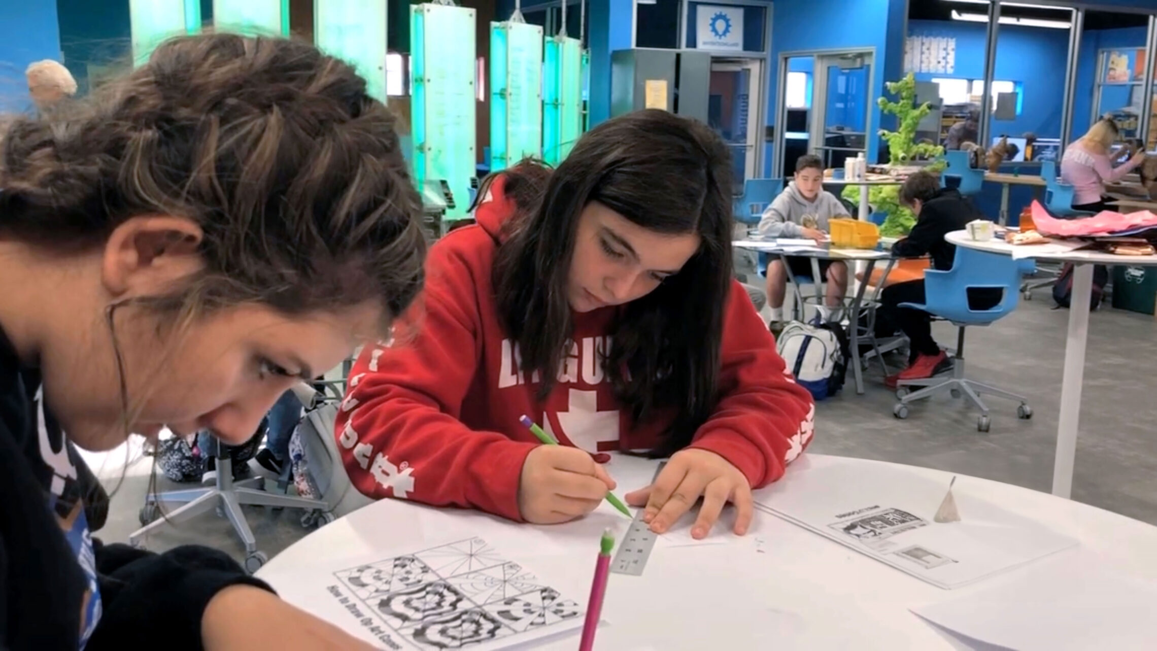 Innovation and Creativity - students at school