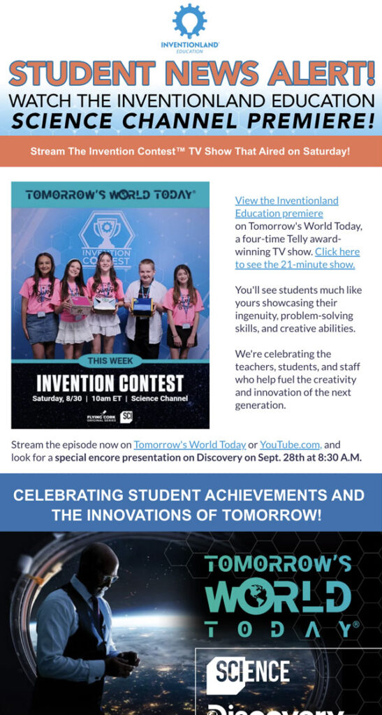 September Newsletter 2025 - Student News Alert!